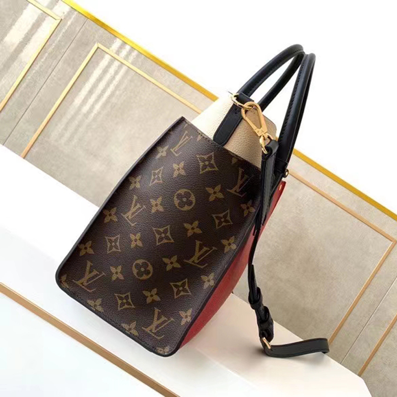 Louis Vuitton ON MY SIDE MM Tote Bag M53824 Pirate Red